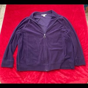 Allison Daley zippered sweater size 2X